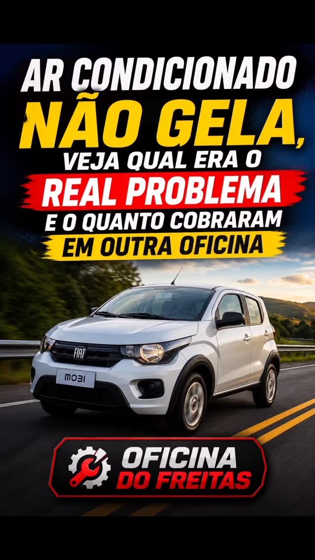 Fiat Mobi com ar-condicionado que não gela — o real problema descoberto